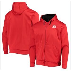 Dunbrooke Men's NFL City Chiefs Apprentice Hooded Full Zip Jacket Red Size Large